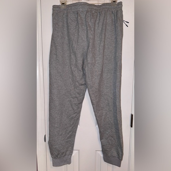 Sykooria Light Gray Athletic Men's Cotton Sweatpants with Zipper Pockets Size XL - Picture 14 of 15
